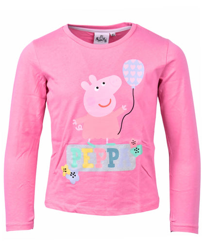 Langarmshirt Peppa Pig für Mädchen