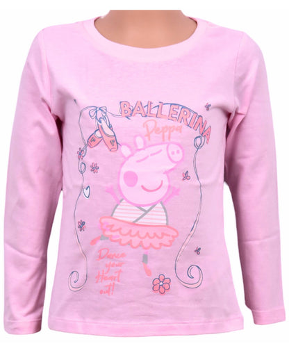 Langarmshirt Peppa Pig für Mädchen