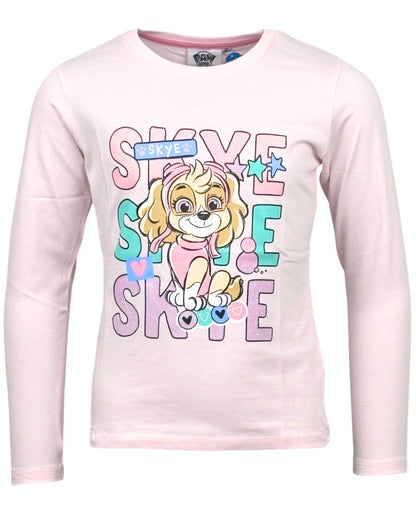 Langarmshirt Paw Patrol Skye mit Glitzer