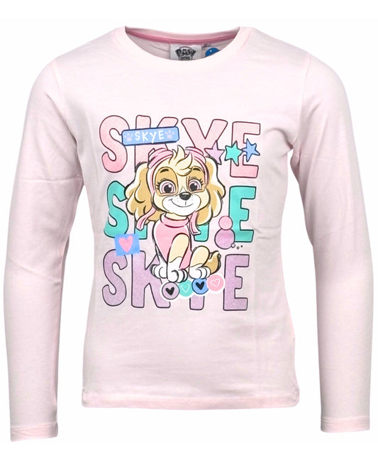 Langarmshirt Paw Patrol Skye mit Glitzer