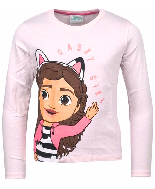 Langarmshirt Gabby´s Dollhouse  für Mädchen mit Glitzer