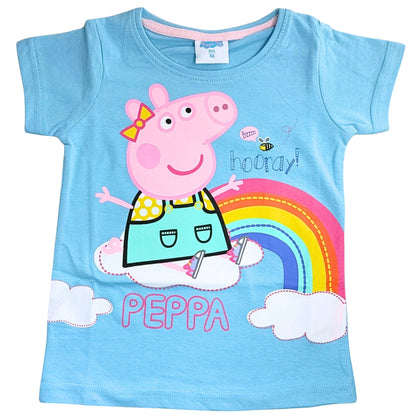 Peppa Pig Regenbogen T-Shirt für Mädchen
