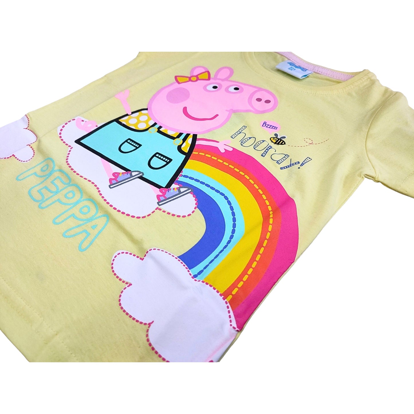 Peppa Pig Regenbogen T-Shirt für Mädchen