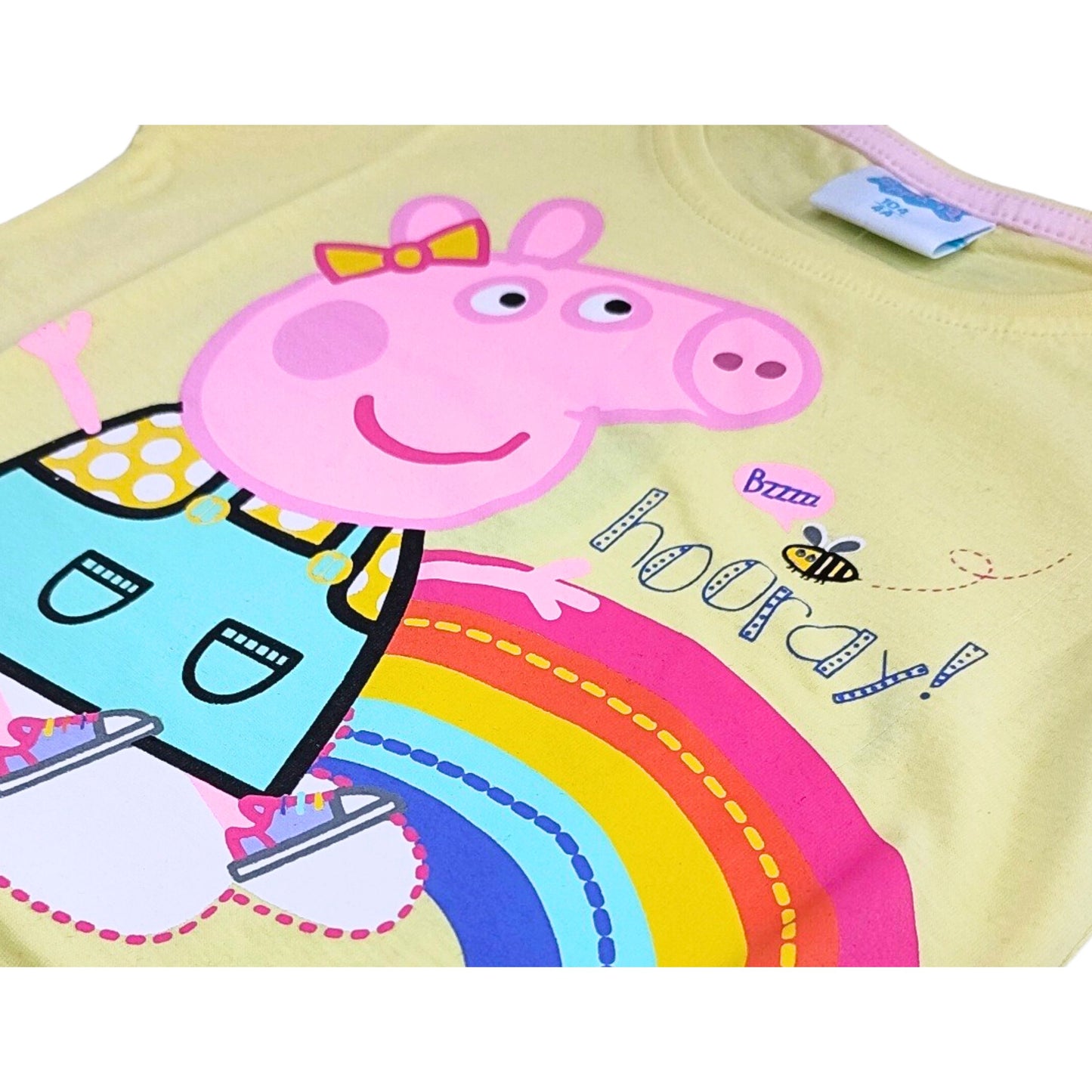 Peppa Pig Regenbogen T-Shirt für Mädchen