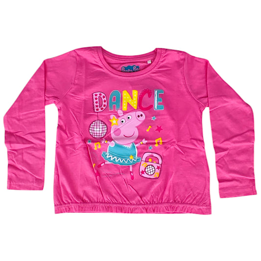Peppa Pig Langarmshirt für Mädchen Gr. 92 - 116 cm