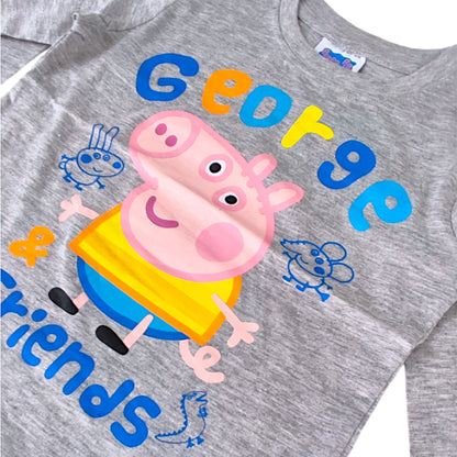 Peppa Pig Langarmshirt George für Jungen Gr. 92 - 116 cm