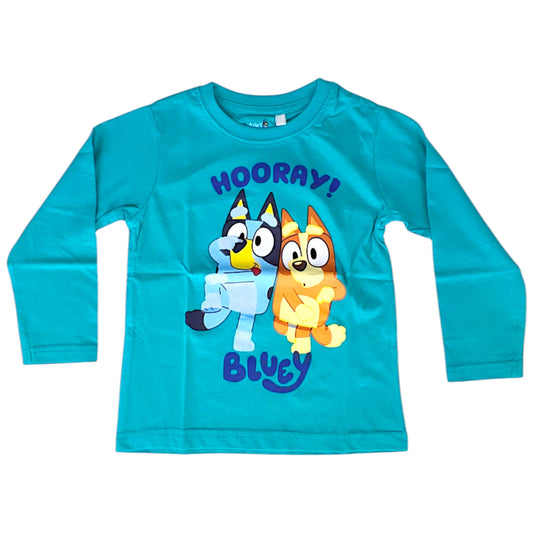 Bluey & Bingo Langarmshirt für Jungen Gr. 92 - 116 cm