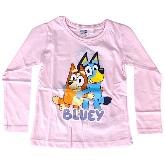 Bluey & Bingo Langarmshirt für Mädchen Gr. 92 - 116 cm