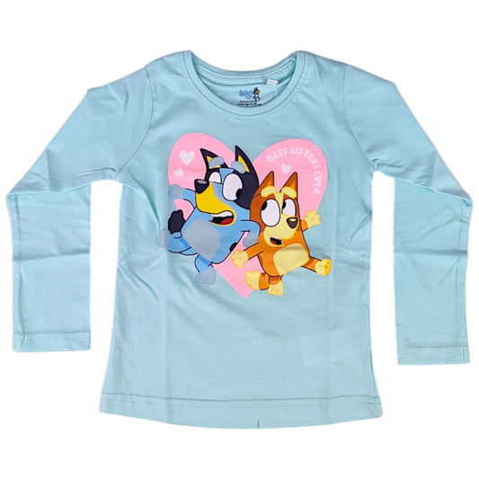 Bluey & Bingo Langarmshirt für Mädchen Gr. 92 - 116 cm