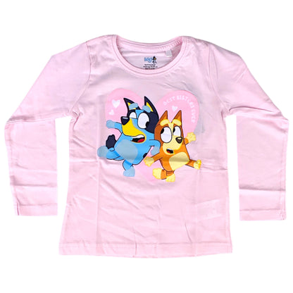 Bluey & Bingo Langarmshirt für Mädchen Gr. 92 - 116 cm
