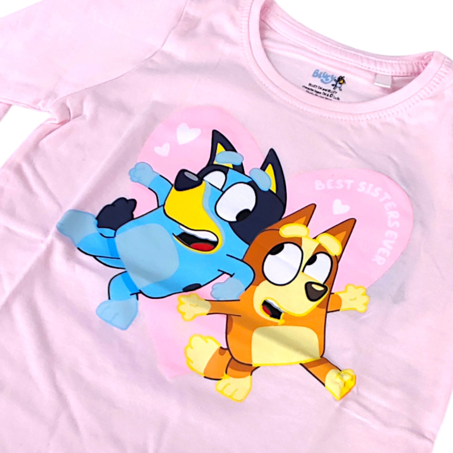 Bluey & Bingo Langarmshirt für Mädchen Gr. 92 - 116 cm
