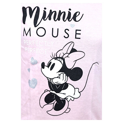 Minnie Mouse Langarmshirt mit Glitzer für Mädchen Gr. 98 - 128 cm