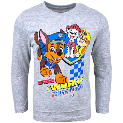 Paw Patrol Langarmshirt für Jungen Gr. 98 - 128 cm
