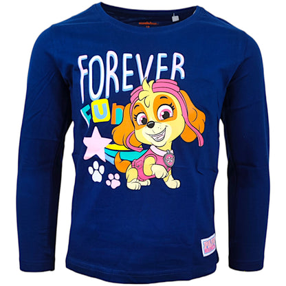 Paw Patrol Langarmshirt Skye für Mädchen Gr. 98 - 128 cm