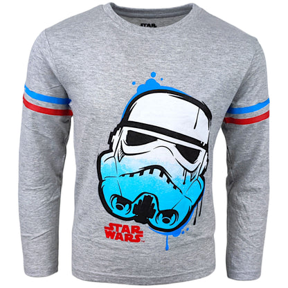Star Wars Langarmshirt Sturmtruppler für Jungen Gr. 110 - 140 cm