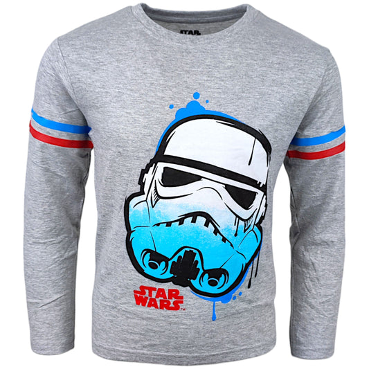 Star Wars Langarmshirt Sturmtruppler für Jungen Gr. 110 - 140 cm