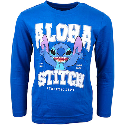 Disney Lilo & Stitch Langarmshirt für Jungen Gr. 98 - 128 cm