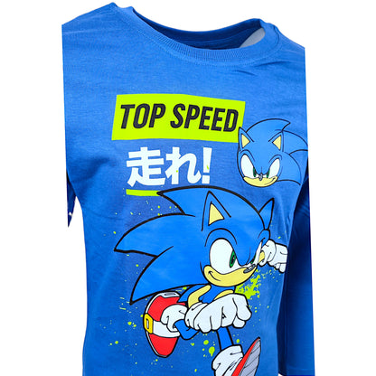 Sonic The Hedgehog Langarmshirt für Jungen Gr. 104 - 134 cm