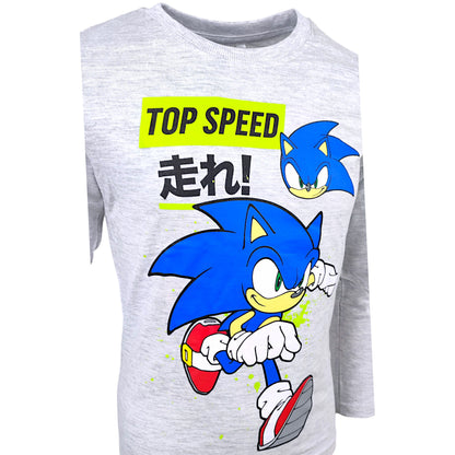 Sonic The Hedgehog Langarmshirt für Jungen Gr. 104 - 134 cm