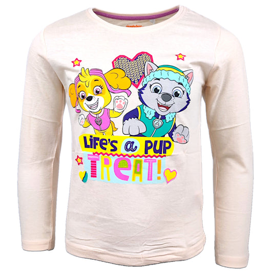 Paw Patrol Langarmshirt Skye & Everest für Mädchen Gr. 98 - 128 cm