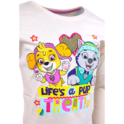 Paw Patrol Langarmshirt Skye & Everest für Mädchen Gr. 98 - 128 cm