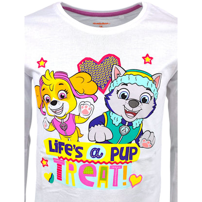 Paw Patrol Langarmshirt Skye & Everest für Mädchen Gr. 98 - 128 cm