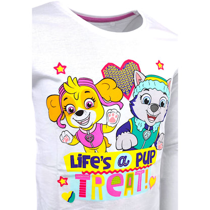 Paw Patrol Langarmshirt Skye & Everest für Mädchen Gr. 98 - 128 cm