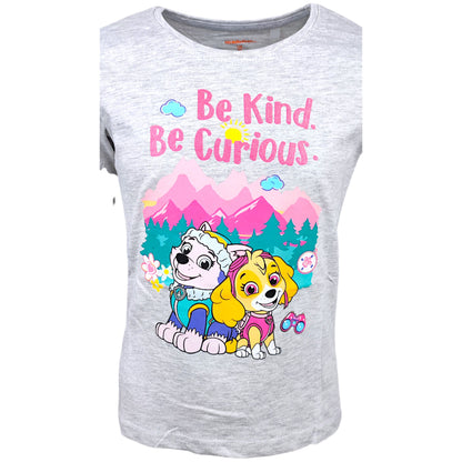 Paw Patrol Langarmshirt mit Glitzer Skye & Everest für Mädchen Gr. 98 - 128 cm