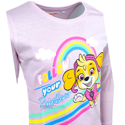 Paw Patrol Langarmshirt Skye für Mädchen Gr. 98 - 128 cm