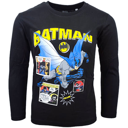 Batman Langarmshirt für Jungen Gr. 104 - 134 cm