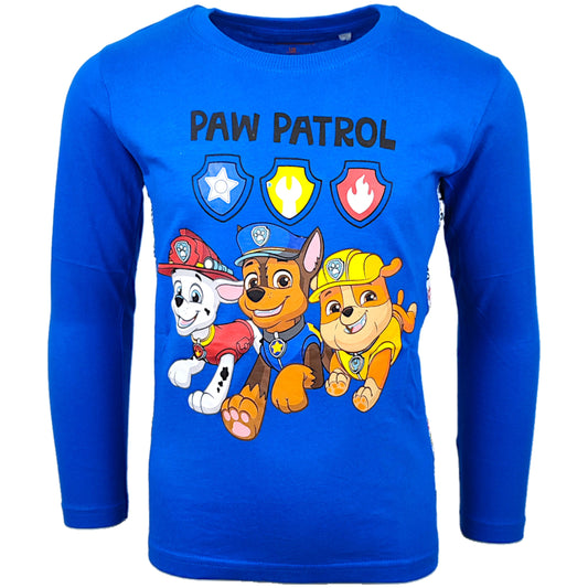 Paw Patrol Langarmshirt für Jungen Gr. 98 - 128 cm