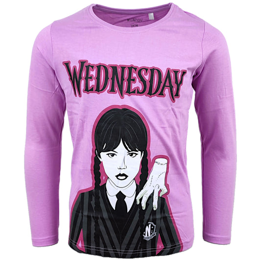 Wednesday Langarmshirt für Mädchen Gr. 134 - 164 cm