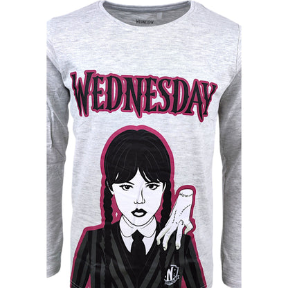 Wednesday Langarmshirt für Mädchen Gr. 134 - 164 cm