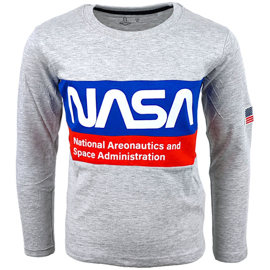 NASA Langarmshirt für Jungen Gr. 134 - 164 cm