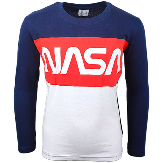 NASA Langarmshirt für Jungen Gr. 134 - 164 cm