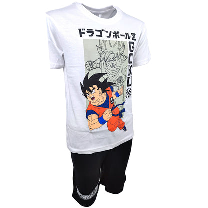 Dragon Ball Schlafanzug kurz  - Shorty für Jungen Gr.134 - 164 cm