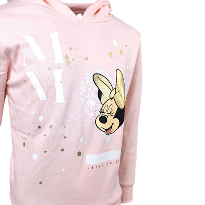 Minnie Mouse Kapuzenpullover mit Glitzer für Mädchen Gr. 104 - 152 cm