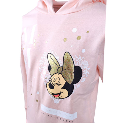 Minnie Mouse Kapuzenpullover mit Glitzer für Mädchen Gr. 104 - 152 cm
