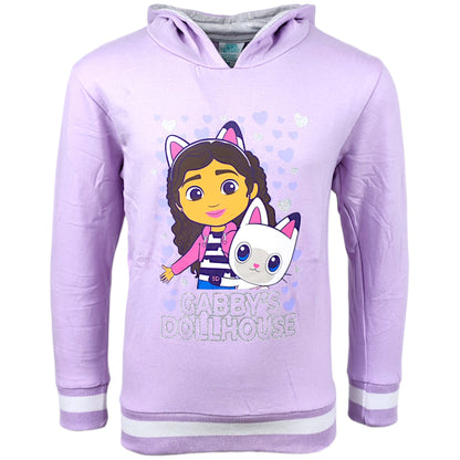 Gabby´s Dollhouse Kapuzenpullover mit Glitzer für Mädchen Gr. 104 - 134 cm