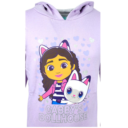 Gabby´s Dollhouse Kapuzenpullover mit Glitzer für Mädchen Gr. 104 - 134 cm