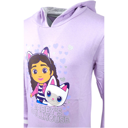 Gabby´s Dollhouse Kapuzenpullover mit Glitzer für Mädchen Gr. 104 - 134 cm