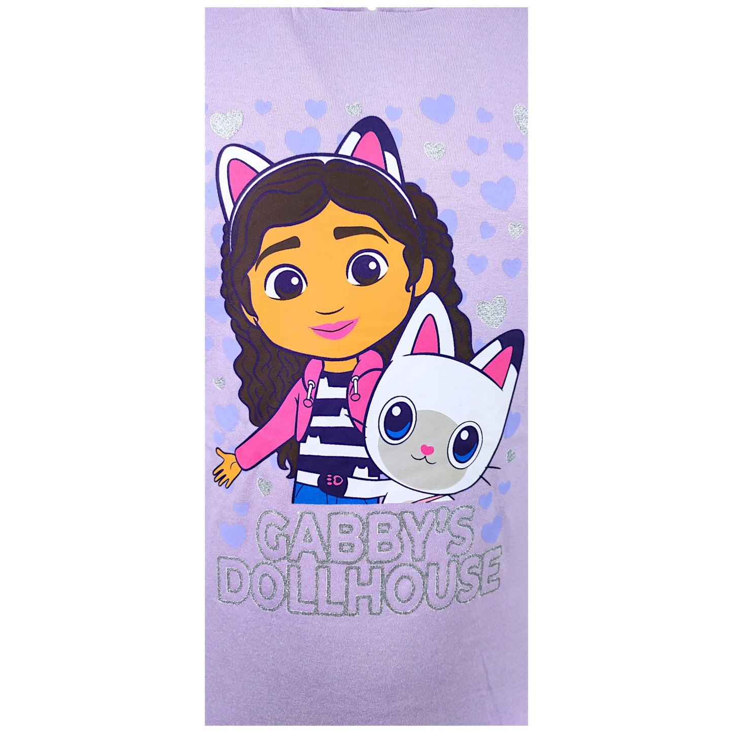 Gabby´s Dollhouse Kapuzenpullover mit Glitzer für Mädchen Gr. 104 - 134 cm