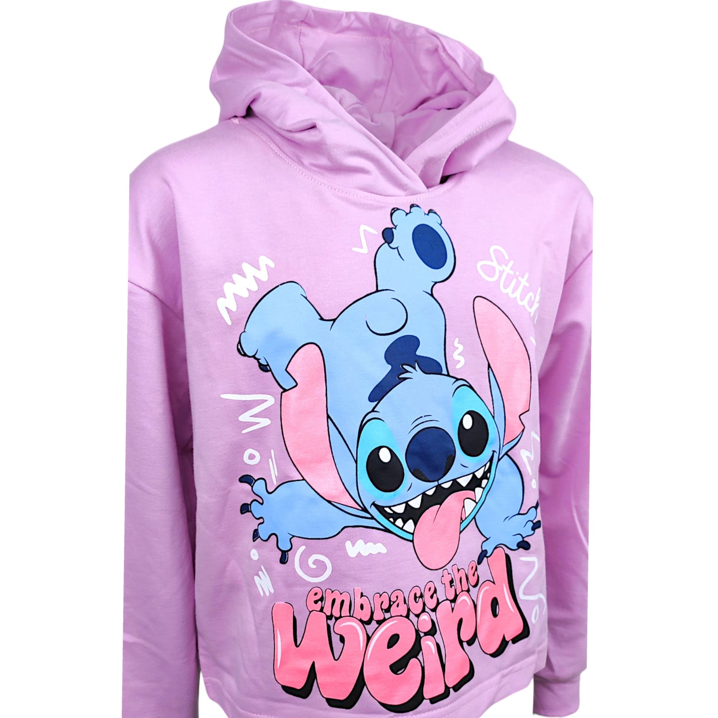 Disney Stitch Kapuzenpullover für Mädchen Gr. 134 - 176 cm