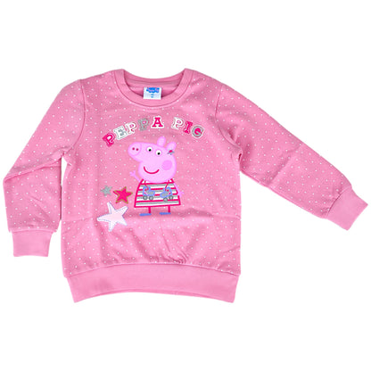 Peppa Pig Sweatshirt für Mädchen mit Glitzer Gr. 92 - 116 cm