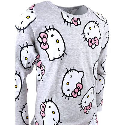 Hello Kitty Schlafanzug für Mädchen Gr. 104 - 134 cm