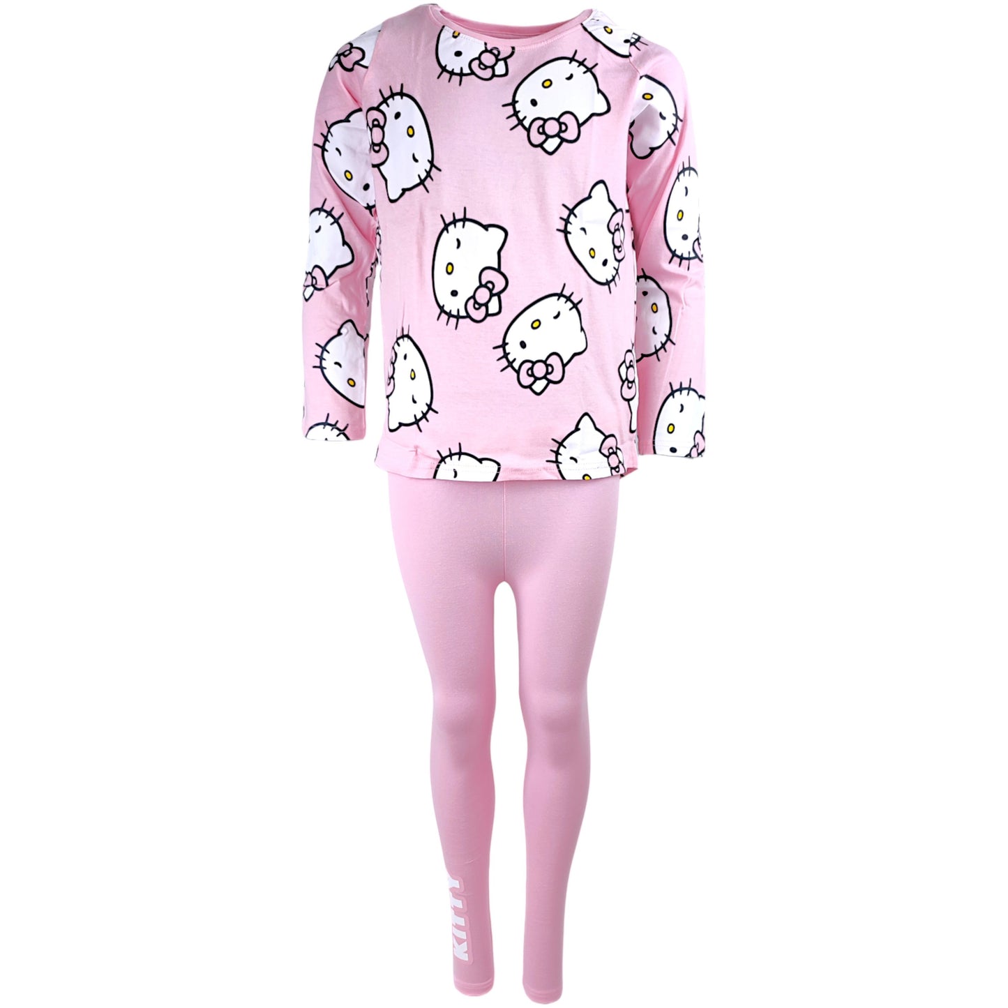 Hello Kitty Schlafanzug für Mädchen Gr. 104 - 134 cm