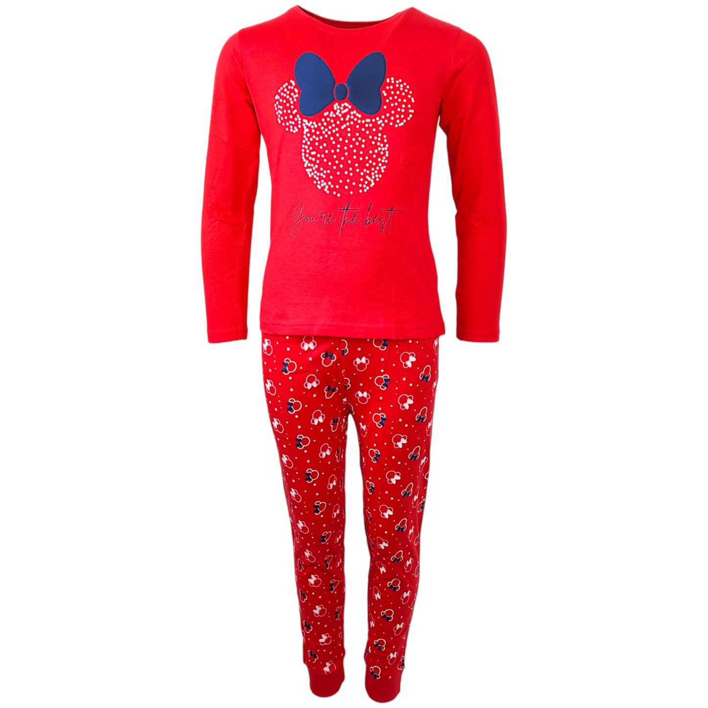 Minnie Mouse Schlafanzug für Mädchen Gr. 104 - 134 cm