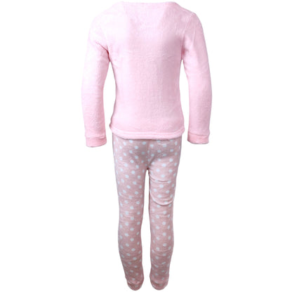 Minnie Mouse Schlafanzug Fleece für Mädchen Gr. 92 - 128 cm