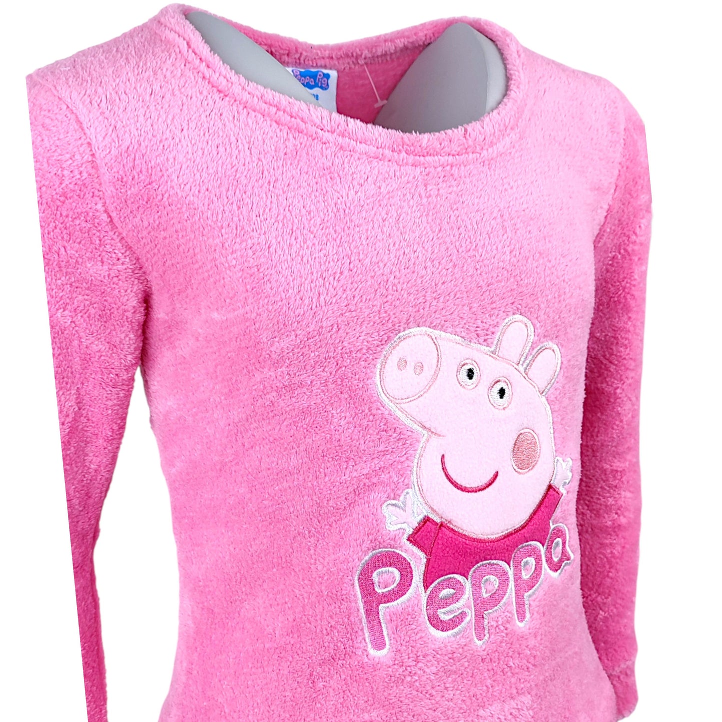 Peppa Pig Schlafanzug Fleece für Mädchen Gr. 92 - 128 cm