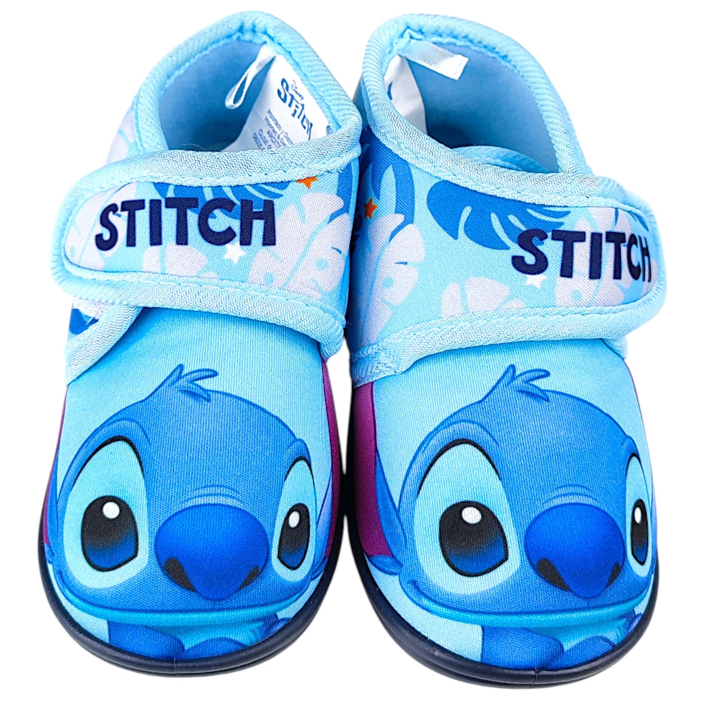 Disney Stitch Hausschuhe mit Klettverschluss Gr. 22-27